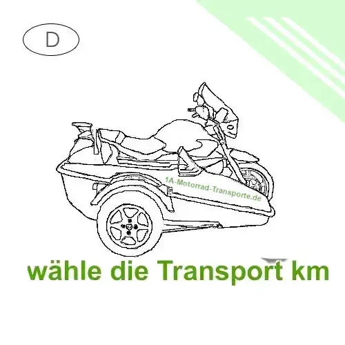 B2B, Motorrad Gespann bis 2,05 M Breite