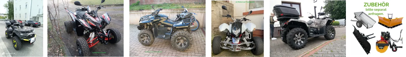 Quad Transport, ATV Transport, UTV Transport ,ohne Gewichtsbeschr&auml;nkung!, 1A Motorrad Transporte