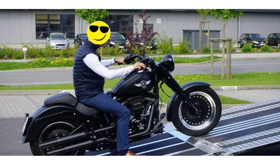 1A Motorrad Transporte, Motorradgespann Transport, Moto